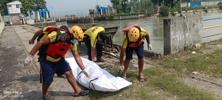 शक्ति नहर में डूबे युवक का शव एसडीआरएफ ने किया बरामद, जिला पुलिस को किया सुपुर्द